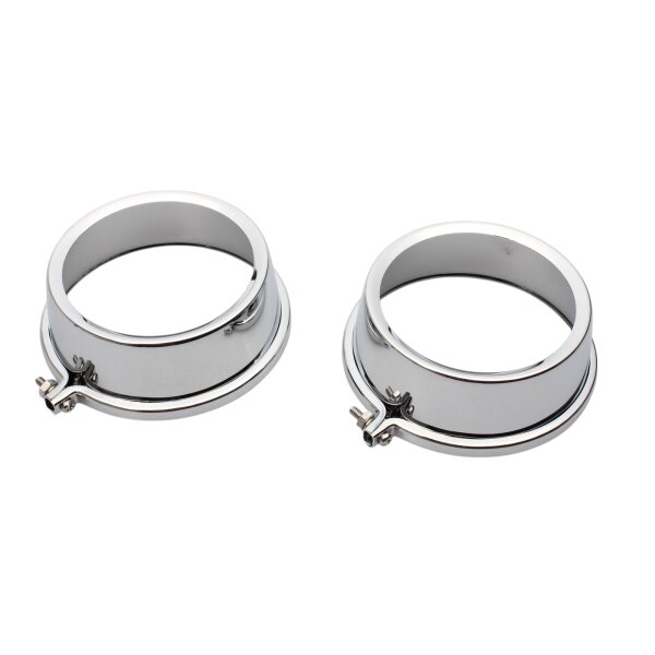 Armaturen Abdeckung chrom oben Paar für Kawasaki Z 650 750 900 1000 Z1 900
