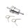 Petrol filter Fuel filter chrome metal 6 mm