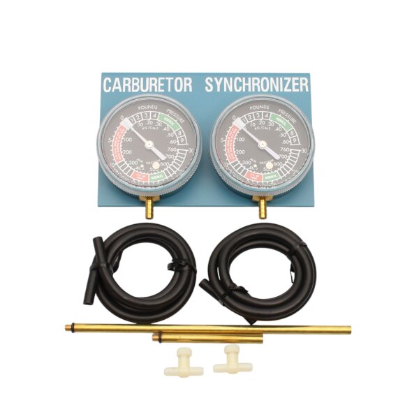 Synchron Kit Synchronization Tester Vacuum Gauge for 2 Carburetors