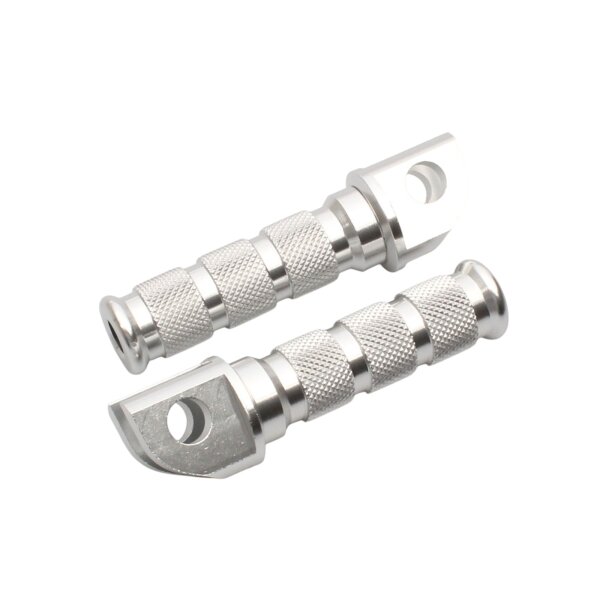 Footpeg set, aluminum round front for Kawasaki GPX GPZ ZR ZRX ZXR ER ZR ZX-6-12