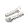 Footpeg set, aluminum round front for Kawasaki GPX GPZ ZR ZRX ZXR ER ZR ZX-6-12
