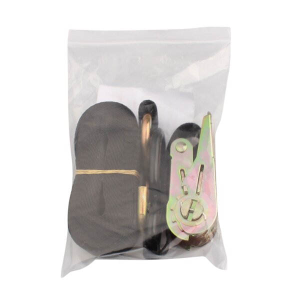 Lashing strap with ratchet black 500 cm