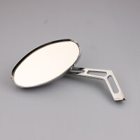 Mirror rear view mirror chopper left universal cat eye flames M10 thread
