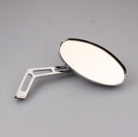 Mirror rear view mirror chopper right universal cat eye flames M10 thread