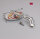 Mirror rear view mirror chopper right universal cat eye flames M10 thread