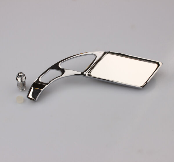 Mirror rear view mirror chopper right universal M10 thread rhombus