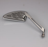 Mirror rear view mirror chopper right universal black...
