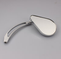 Mirror rear view mirror chopper right universal M10 thread teardrop shape