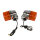 Motorrad Mini-Blinker kurz Alu verchromt UNIVERSAL 12V 23W