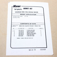 Set completo di guarnizioni motore per Yamaha YB 100 81-82