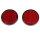 Reflektor Satz rot/schwarz für Kawasaki Z 900 Z1 Z1A Z1B # 28012-008