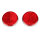 Reflector set red / chrome for Kawasaki Z 900 Z1 Z1A Z1B # 28012-008