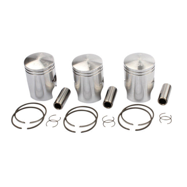 Piston set oversize 0.25 mm for Kawasaki KH 250 S1 250 Mach 1