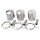 Piston set oversize 0.25 mm for Kawasaki KH 400 S3 400 Mach 2
