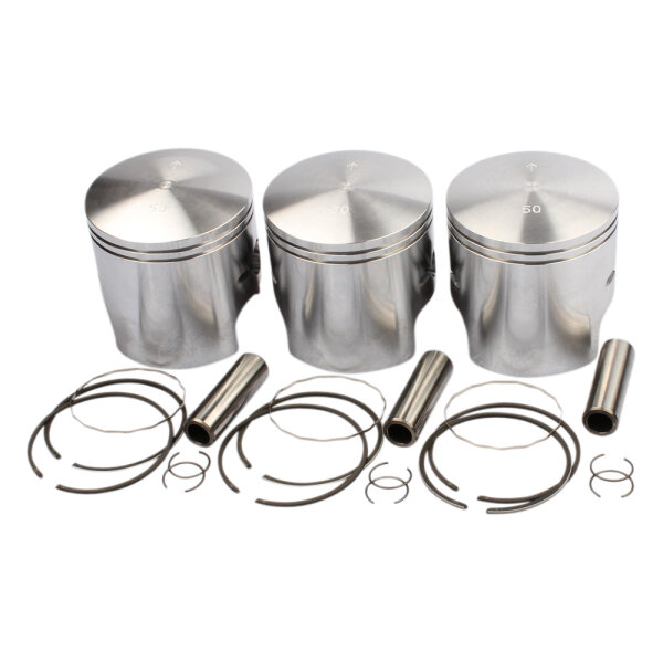 Piston set oversize 0.50 mm for Kawasaki H2 750 Mach 4