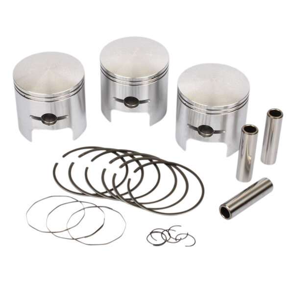 Piston set oversize 0.75 mm for Kawasaki H2 750 Mach 4