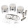 Piston set oversize 0.75 mm for Kawasaki H2 750 Mach 4