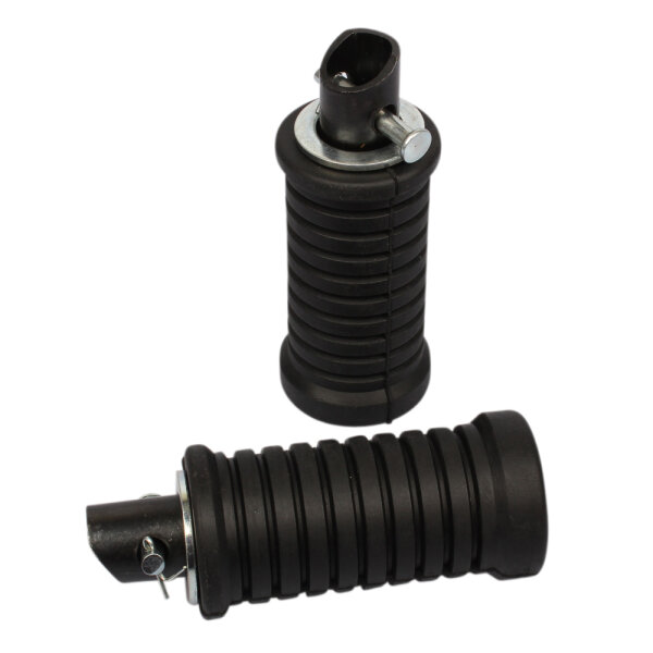 Set repose-pieds arrière noir pour Kawasaki Z 440 750 900 1000 # 92076-027