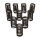 Set molle frizione per Kawasaki Z 900 1000 GPz 1100 # 92081-1033