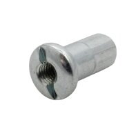Set nippli per raggi zinco grezzo 3,5 mm
