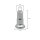 Set nippli per raggi zinco grezzo 3,5 mm