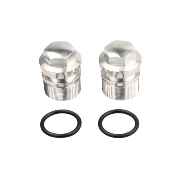 Bouchon de fourche avec jeu de joints toriques p. Kawasaki S1 S2 S3 # 44041-037