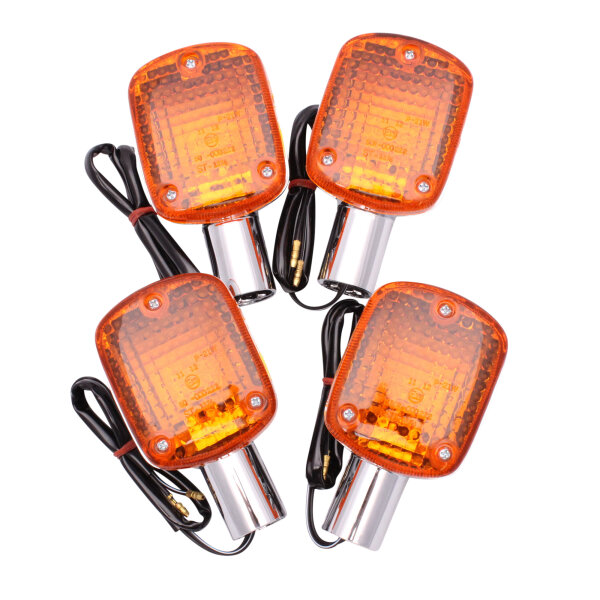 4x Clignotants Indicateur pour Honda CA 125 VT 500 700 750 VF 1100 33600-MB1-671
