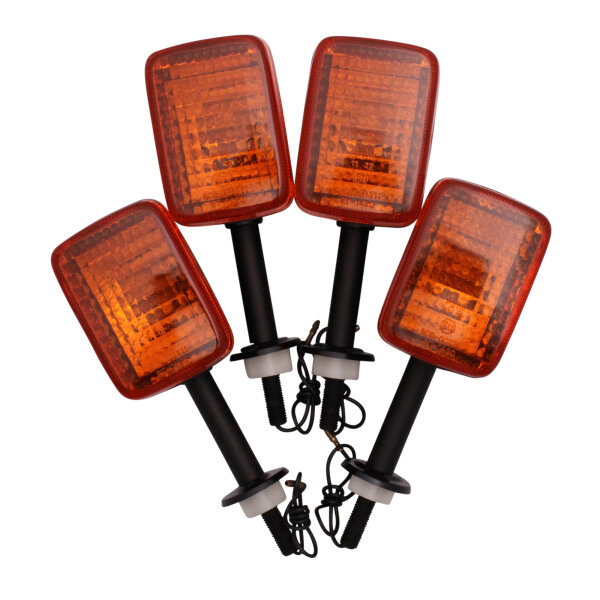 4x Turn Signal Lamp Set   Kawasaki Z 1000 Z1R 23037-1034
