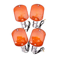 4x Turn Signal Lamp Set   Kawasaki Z 400 440 500 550 1000...
