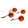 4x Frecce Indicatore per Suzuki GT 50 80 125 200 GN 250 400 GS 550 35601-44031