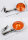 Blinker-Set Yamaha SR 500 XJ 650 XS 750 850 341-83330-72 2J4-83330-40