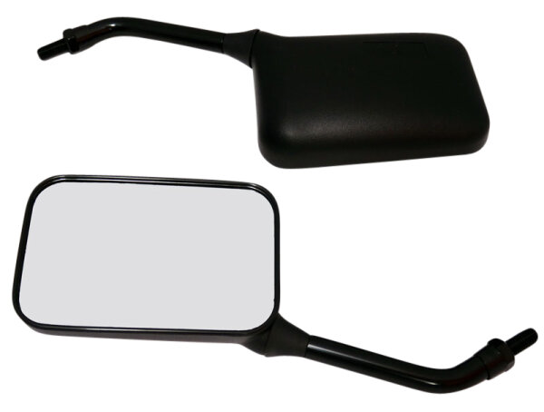 2x Specchio retrovisori breve per Suzuki GSX 250 400 550 1100 GS 500 650