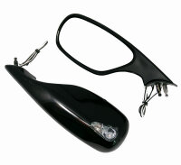 2x Rétroviseur Miroir avec LED clignotant noir pour Ducati 748 / 916 / 996 / 998