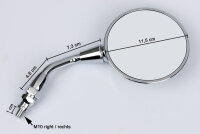 Mirror Set for Moto Guzzi 1100 California Special Sport Matal Stone Touring