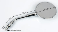 Mirror Set for Moto Guzzi 750 Nevada Club Base 1100 California EV Touring