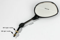 Mirror Set for Piaggio SKR 125 150 QUARTZ 50 WC Typ 1 2 ZIP 50 563492 268602