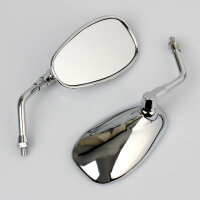 2x Specchio retrovisori per Yamaha XVS 650 1100 Dragstar XVZ 1300 XV 1600 1700