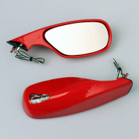 2x Specchio retrovisori con LED rosso per Ducati 996 998...