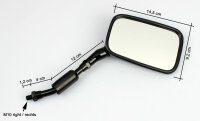 2x Espejo Retrovisor para Honda VF 500 F VF 750 F...