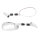 Mirror Set for Yamaha FZ 6 S2 Fazer 2007-2008 1B3-26290-10 1B3-26280-10