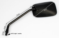 2x Espejo Retrovisor para Honda MBX 50 SD 80 SW SWD...