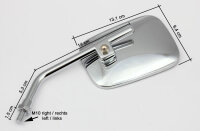 Mirror Set for Yamaha SR 250 500 2G2-26290-00 2G2-26280-00