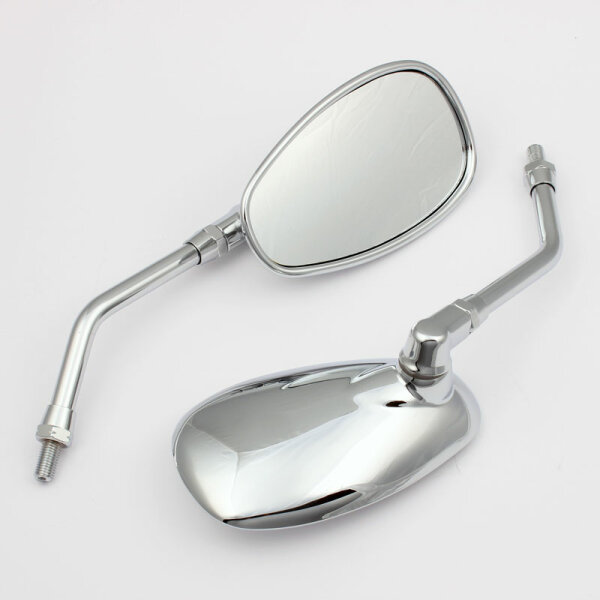 Mirror Set for Yamaha VMX-12 1200 Vmax 85-98  SYM Fiddle 50 Husky 125