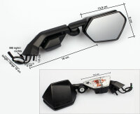 Mirror Set for Kawasaki ZX 10 R Years 2008-2010 56001-0103 56001-0102