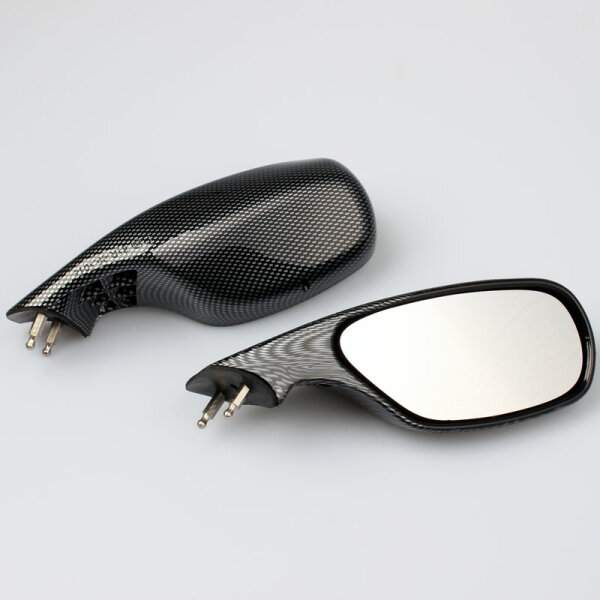 2x Specchio retrovisori Carbon Look per Ducati 748 916 996 998 1994-2003