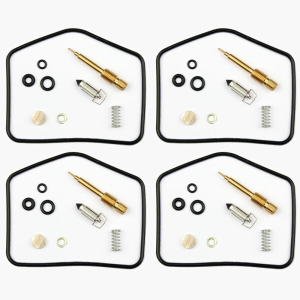 4x Carburetor Repair Kit for Kawasaki Z 750 E 1980 # Z 750 H Ltd 1980-1982