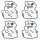 4x Carburetor Repair Kit CAB-S10 for Suzuki RF 600 R /RU # RF 900 R