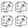 4x Carburetor Repair Kit CAB-S9 for Suzuki GSF 1200 # GSX-R 750 # GSX-R 1100