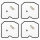 4x Carburetor Repair Kit CAB-S37 for Suzuki GSF 600 650 # GSX 750 1200