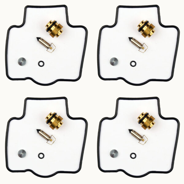 4x Vergaser Reparatur Satz CAB-K9 für Kawasaki ZZ-R 600 D /E # 1990-2000